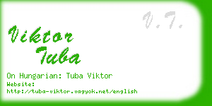 viktor tuba business card